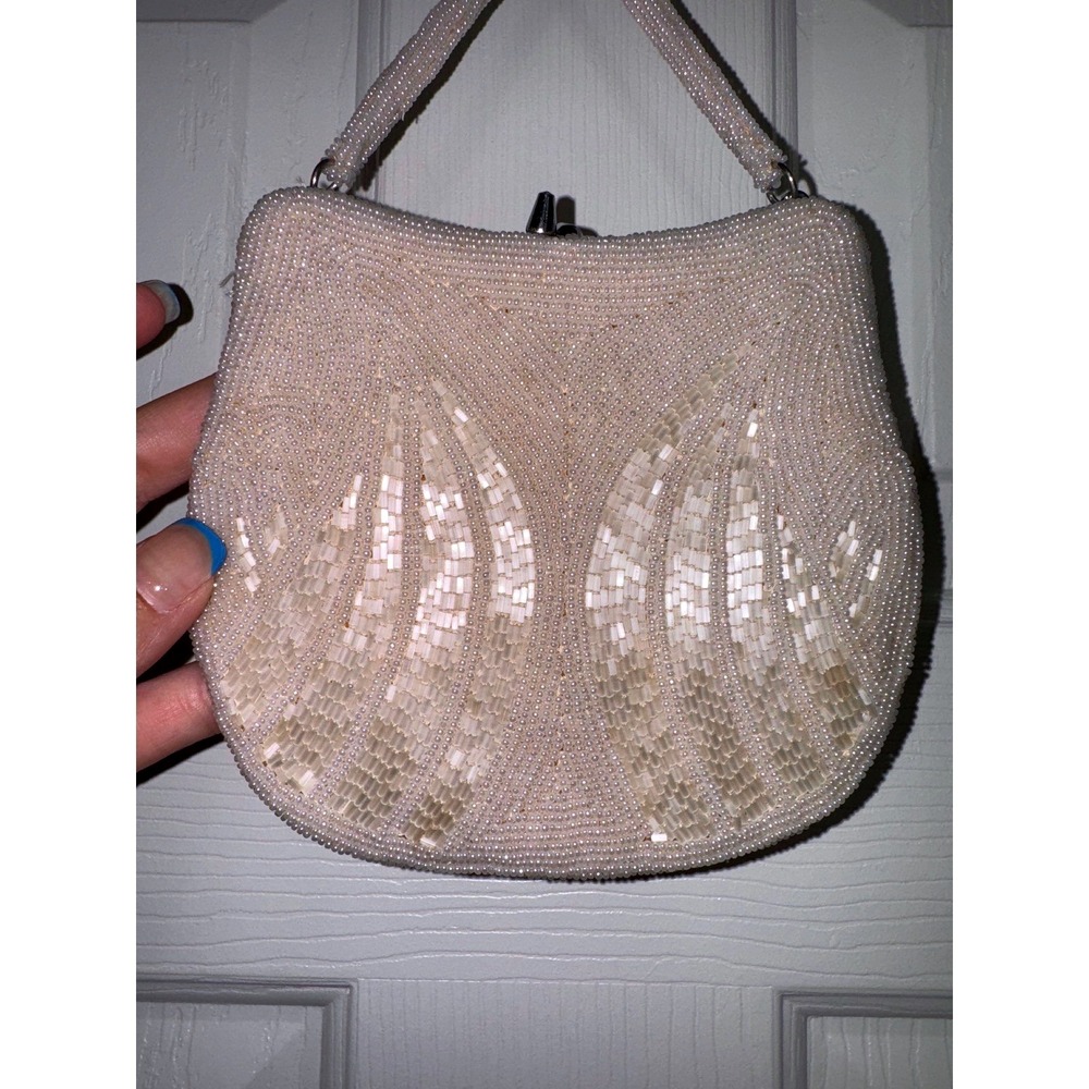 Vintage Beaded Evening Bag Purse Styled by Safram Hand Made in Korea‎
